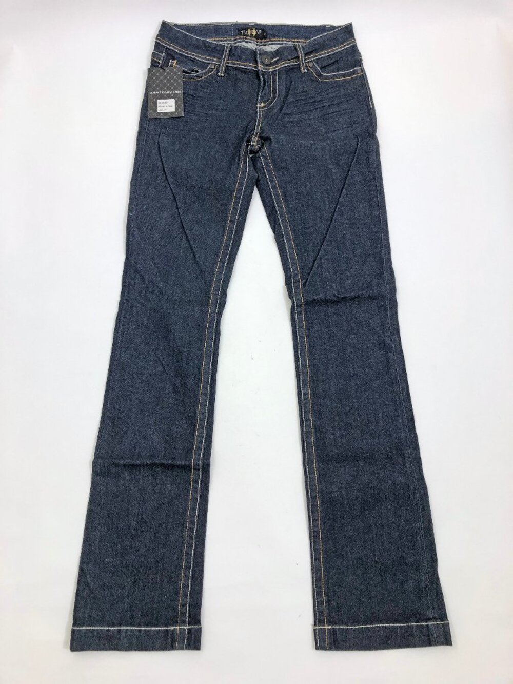 Fiorana Women's Size 28 Embroidered Hip Pockets Flared Legs 5 Pocket Style